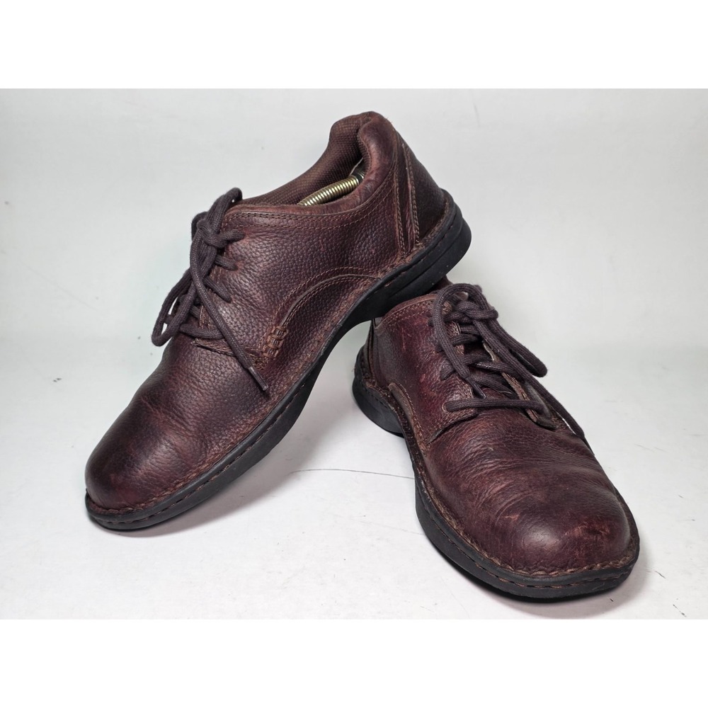 Columbia Pine Hollow Men's Oxford Casual Shoes Size 9.5 Brown Leather Memory